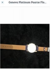 Zeldzaamste paarse gineva horloge nieuw          